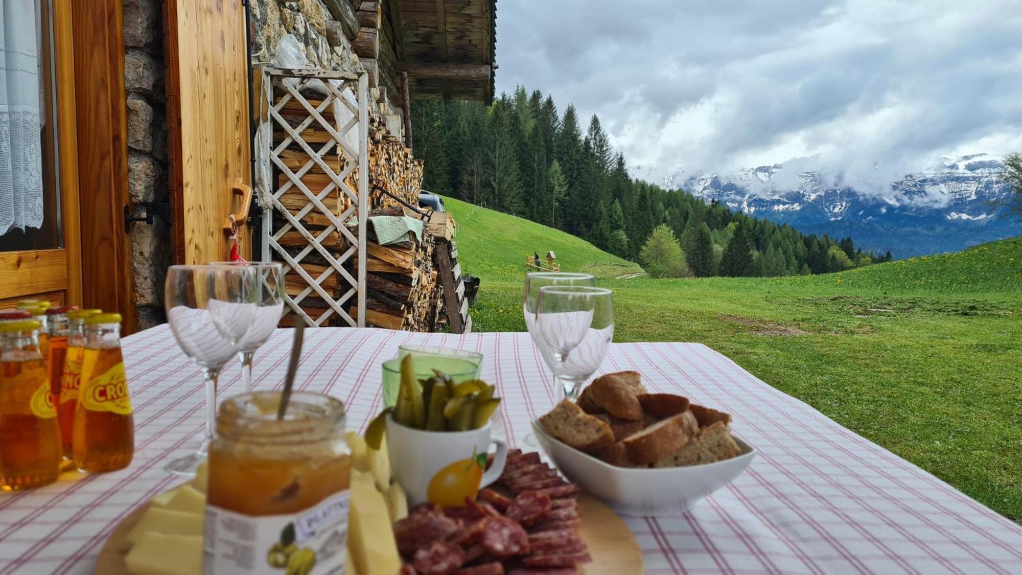 Baita Pra Petina Pale Di San Martino Siror Eksteriør bilde